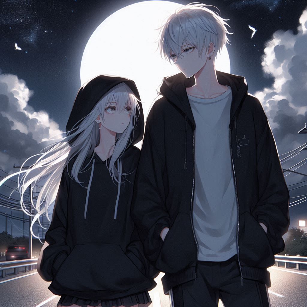 anime couple matching dp for stylish couples