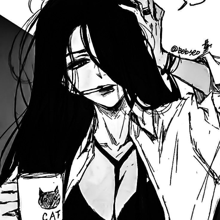 badass dark anime girl dp for bold personalities
