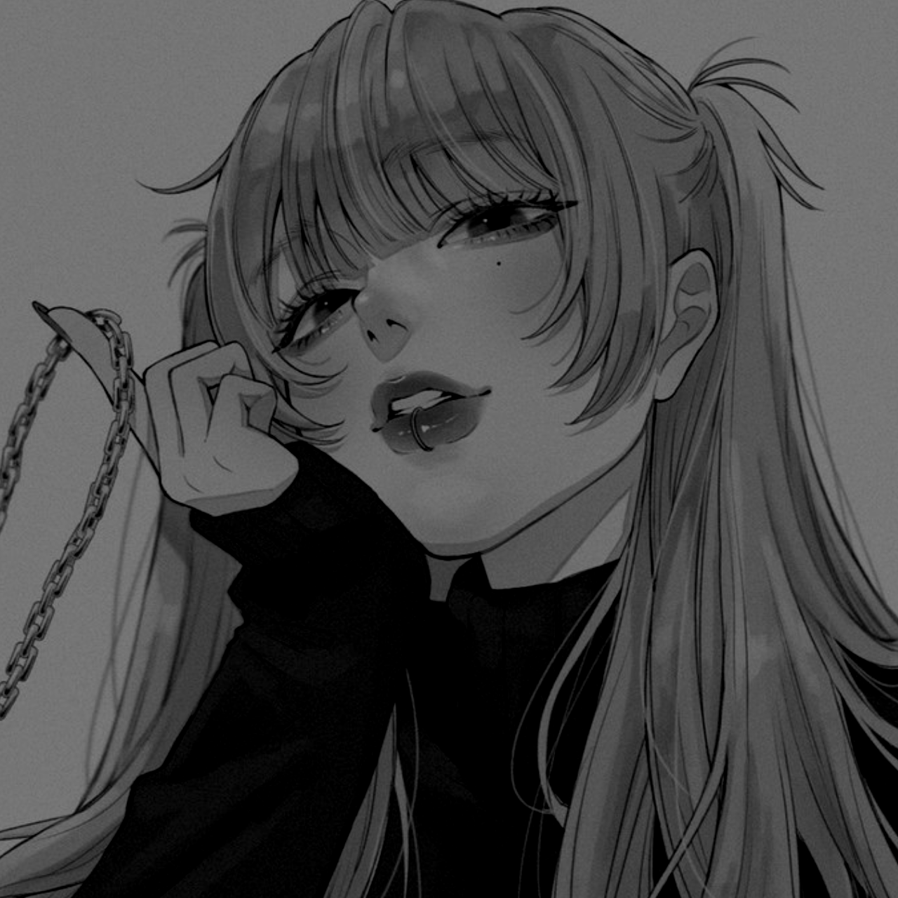 ethereal dark anime girl dp for a dreamlike feel