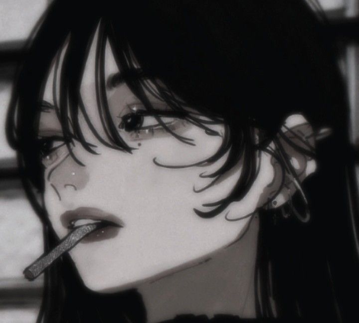 evocative dark anime girl dp inspiring thoughts