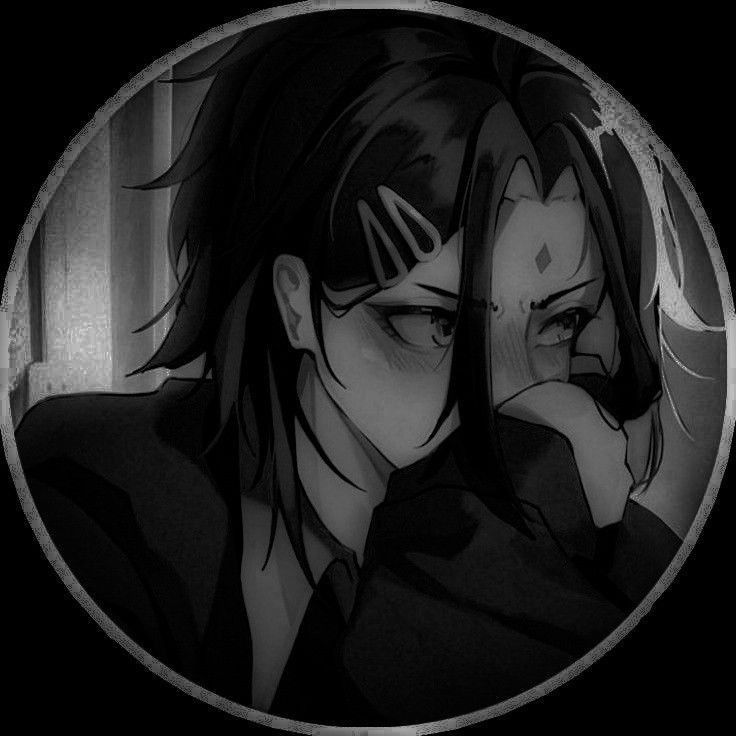 phantom dark anime girl dp evoking a sense of the supernatural