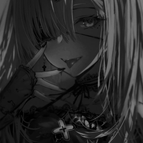 sassy dark anime girl dp showcasing confidence
