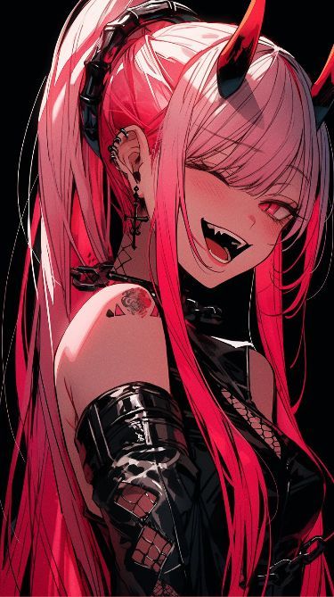 vintage dark anime girl dp with retro charm