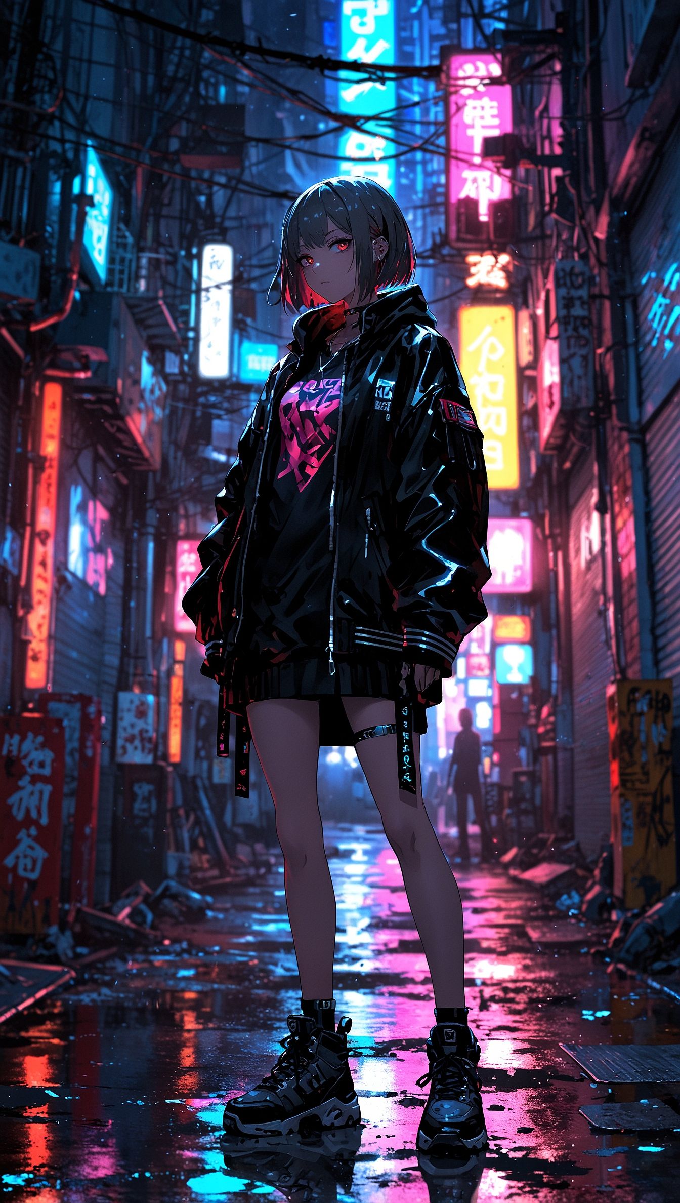 fearless anime girl dp for unique look