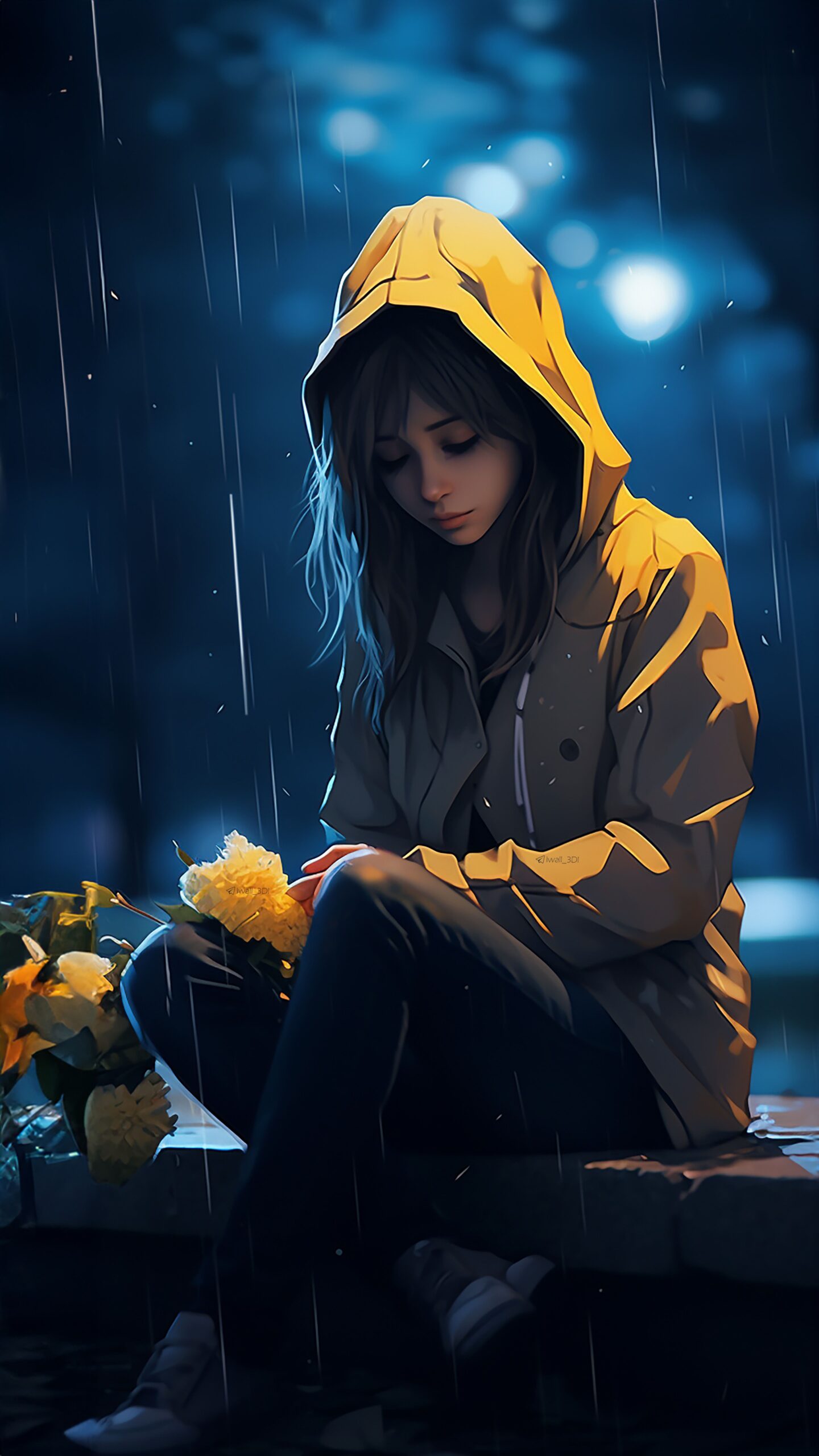 alone sad dp girl