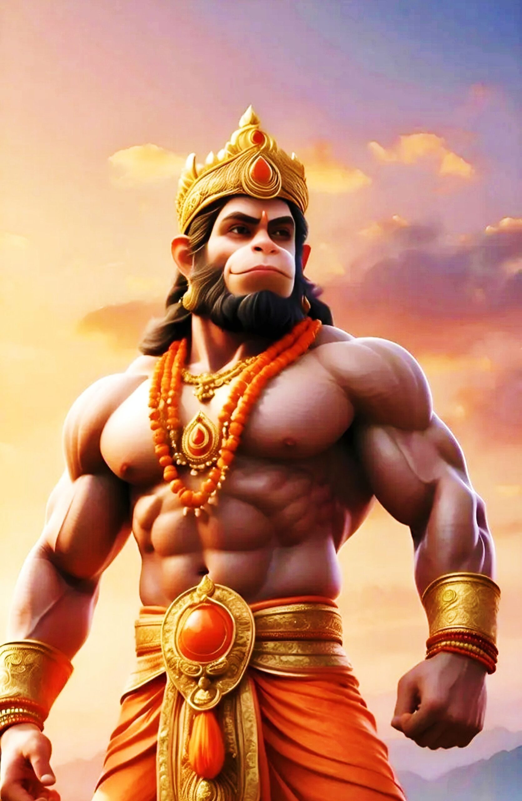 hanuman ji angry photo