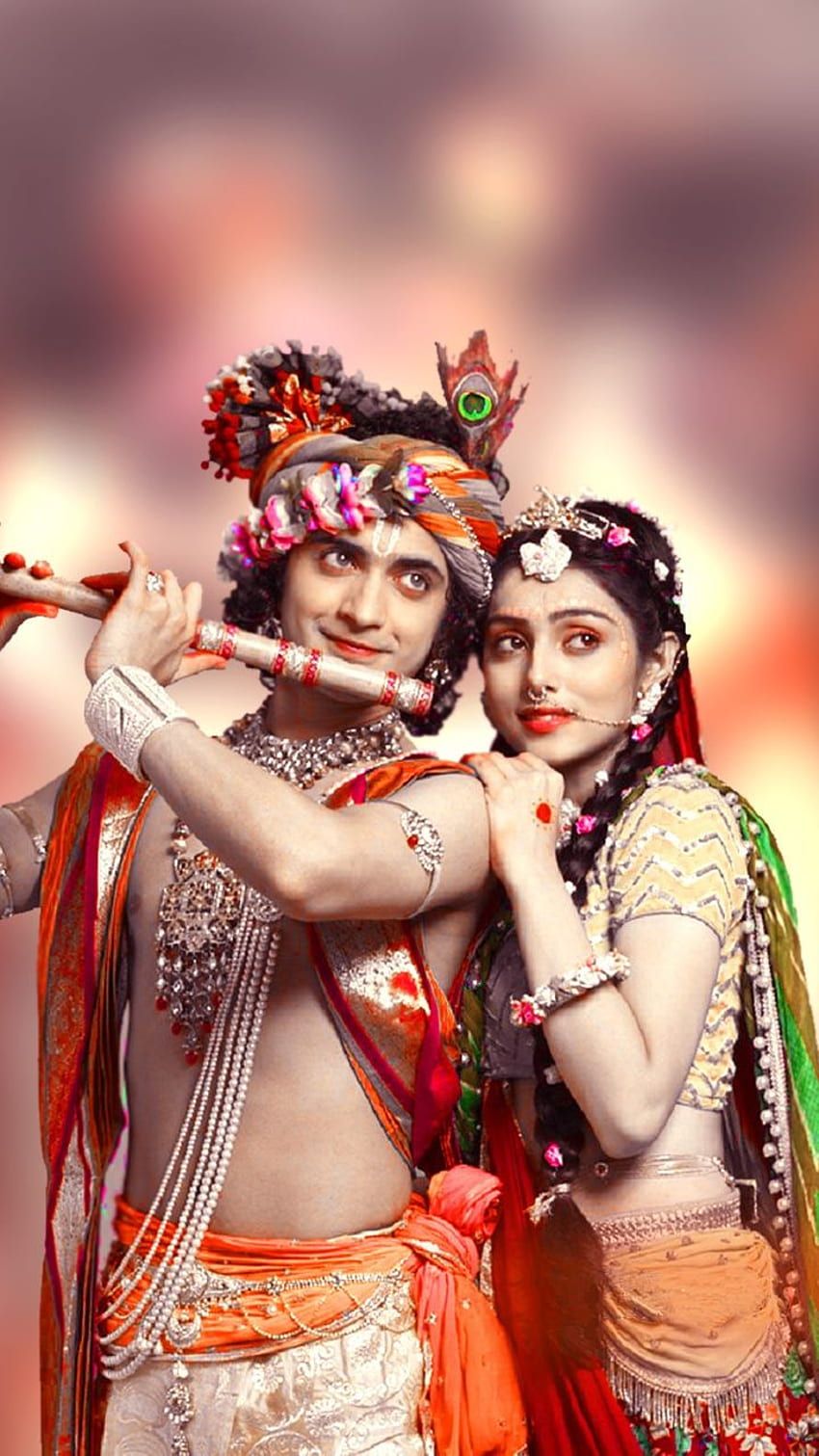 radha krishna aesthetic images