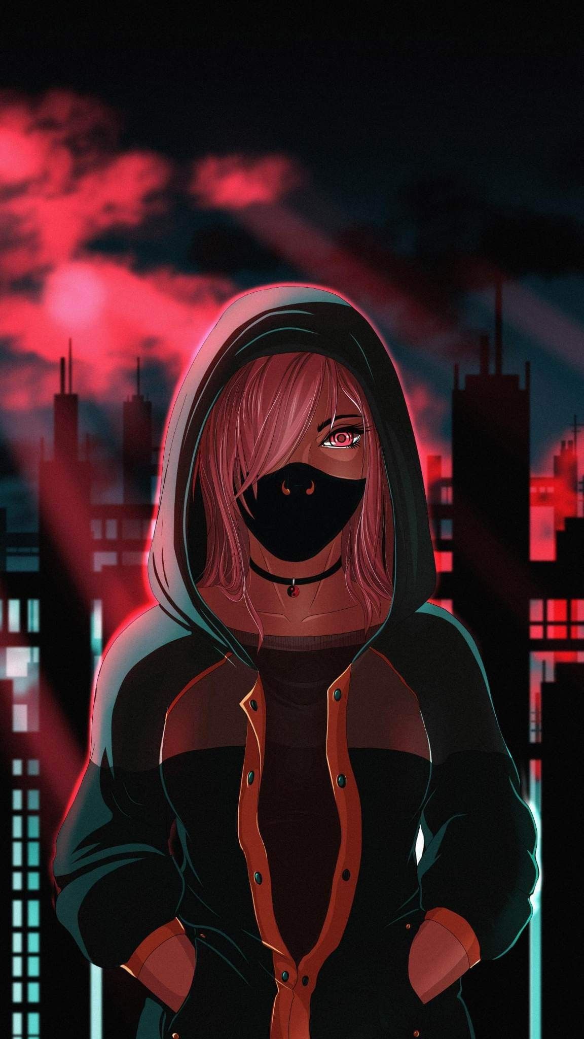 confident anime girl dp for fearless vibes