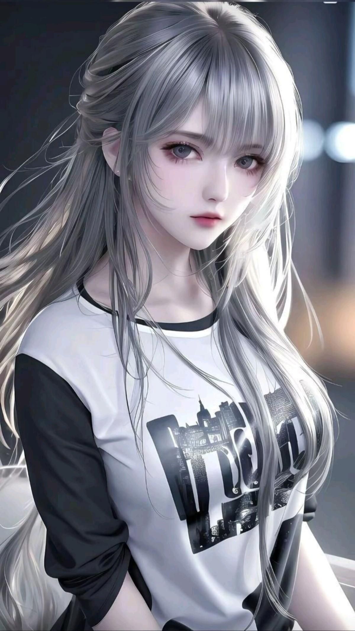 aesthetic anime girl dp with attitude